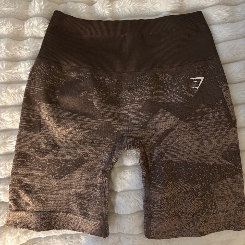 Gymshark Camo Brown Shorts